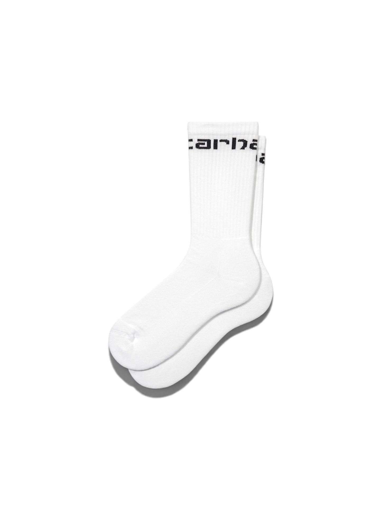 Carhartt WIP Crew Socks in White/Black