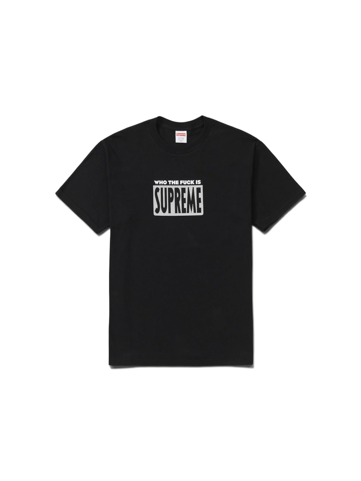 Supreme who the fu** Tee in Black