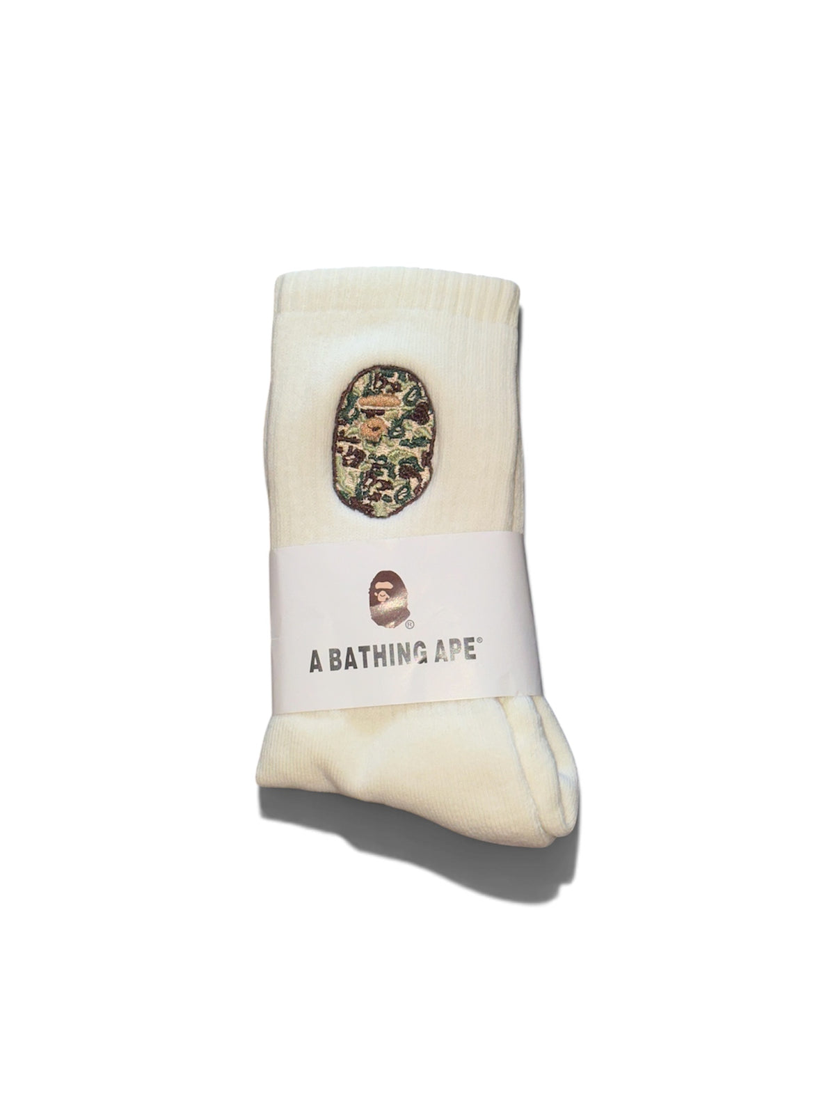 Bape Socks in White/Camo