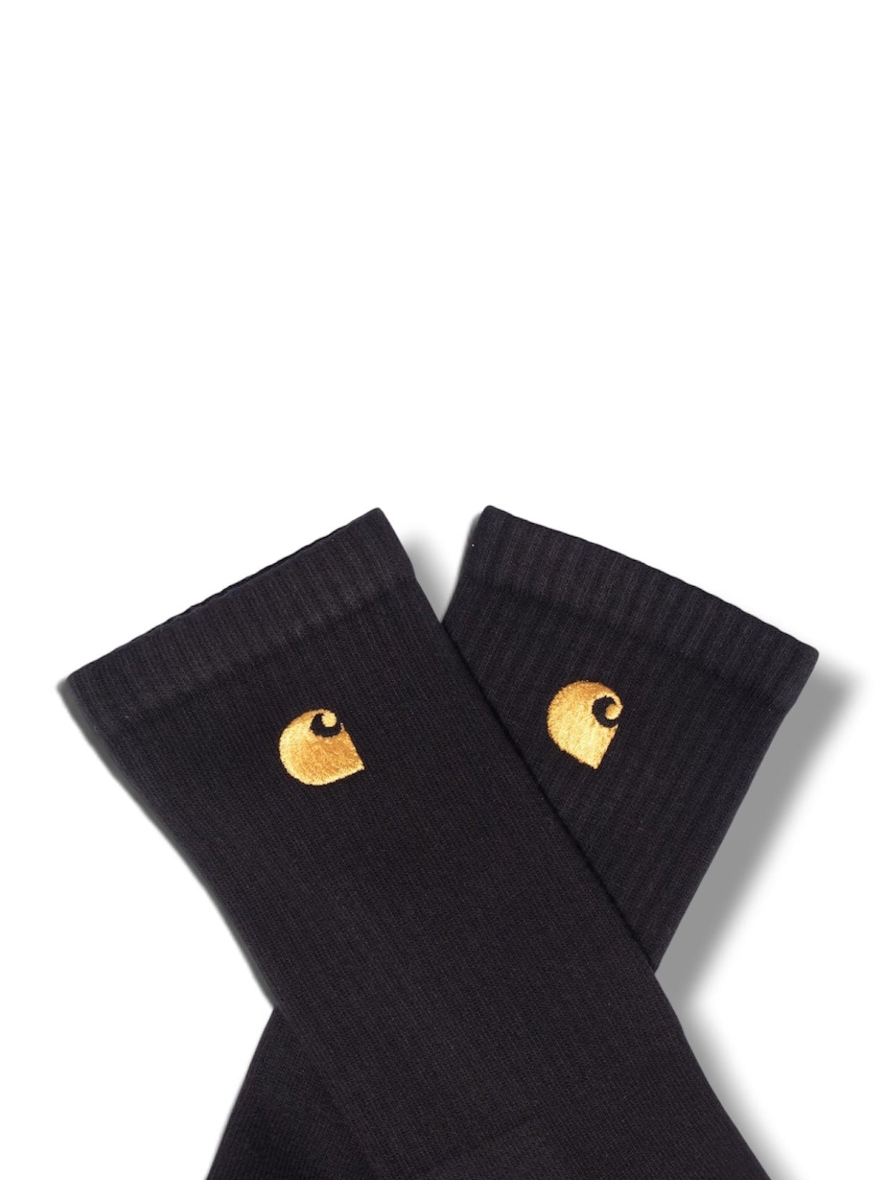 Carhartt WIP Chase Socks in Black/Gold