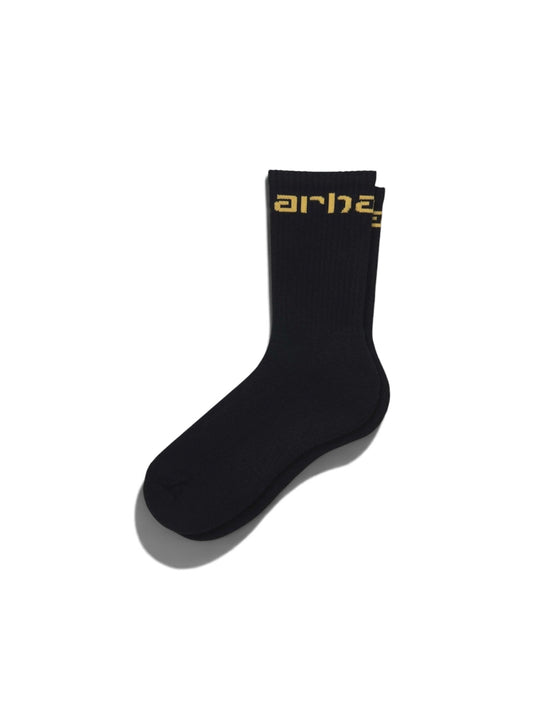 Carhartt WIP Crew Socks in Black/Yellow