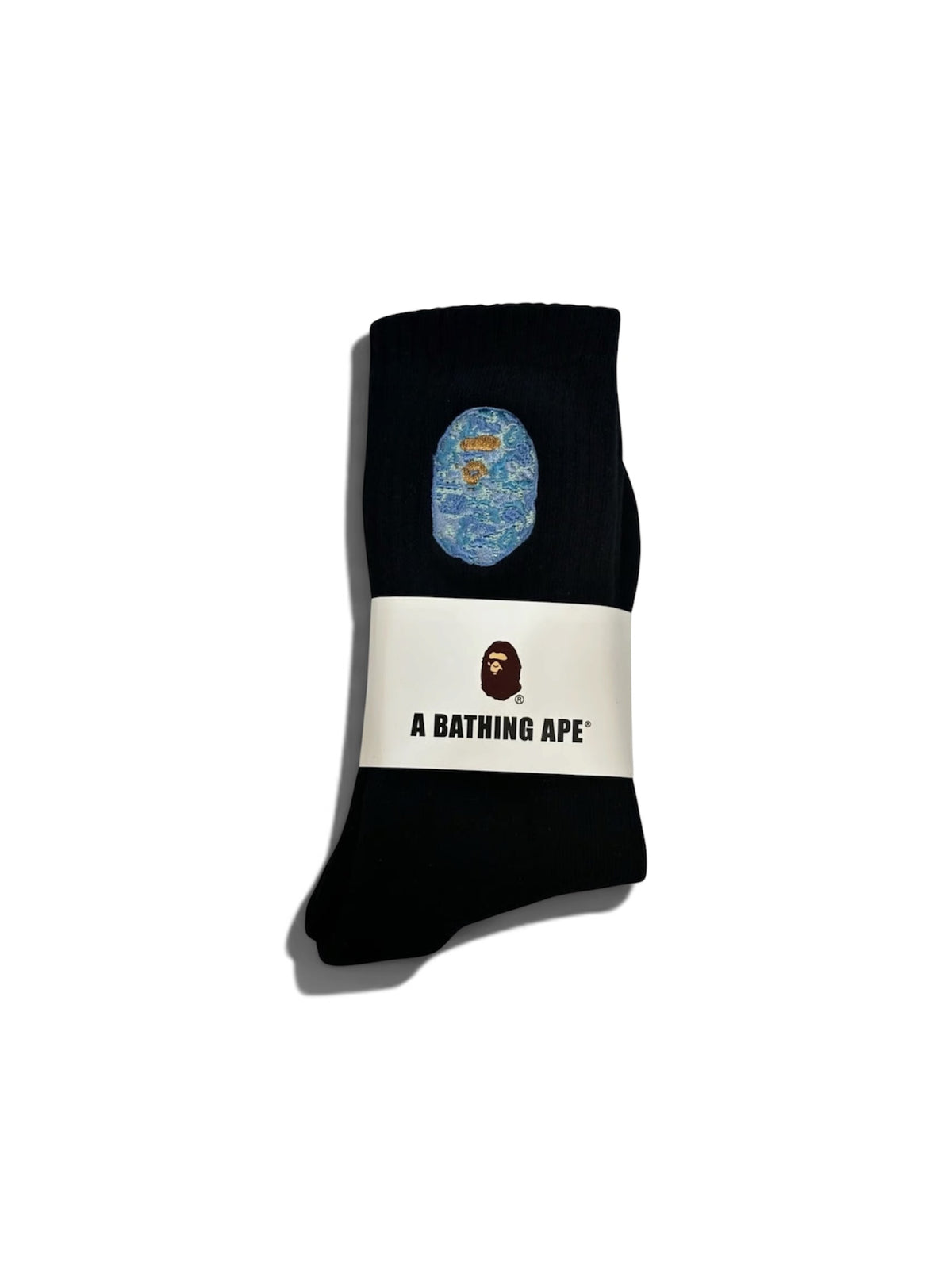 Bape Socks in Black/Blue