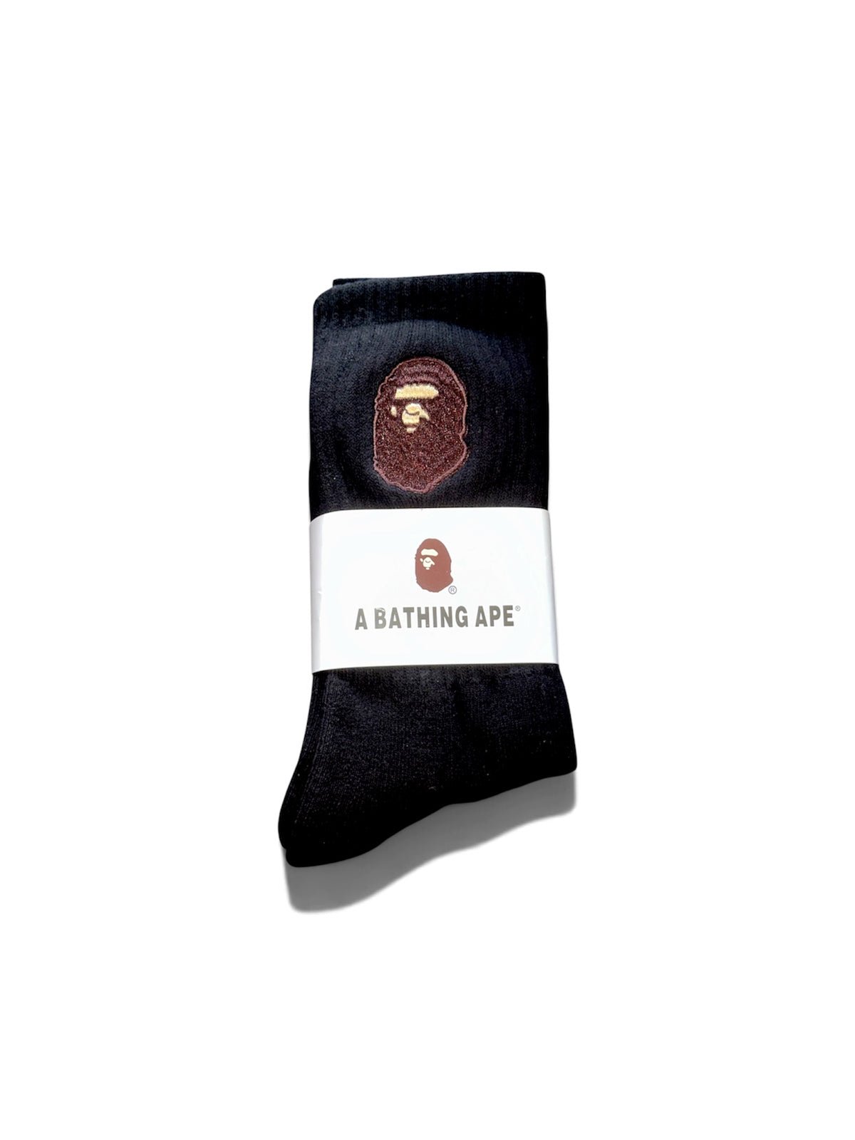 Bape Socks in Black/Brown